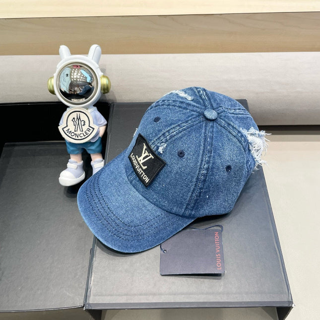 BASEBALL CAP IN CLASSIC BLUE DENIM 406960