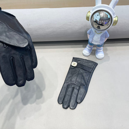 GLOVES IN BLACK LAMBSKIN 463791