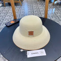 STRAW CLOCHE HAT IVORY 672757