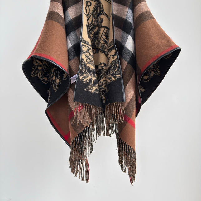 BURBERRY 25S PLAID KNITTED SCARF 146
