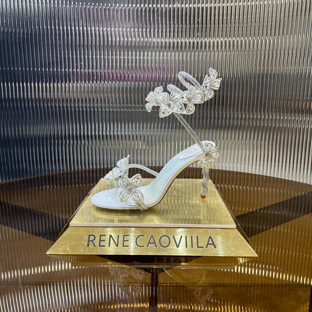 MARGOT WHITE SANDAL WITH FLOWERS 95 MM WHITE