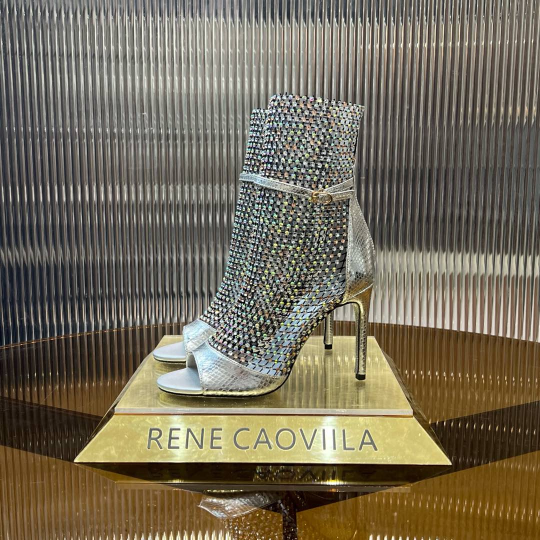 GALAXIA METALLIC ANTHRACITE SANDAL 95 MM SILVER