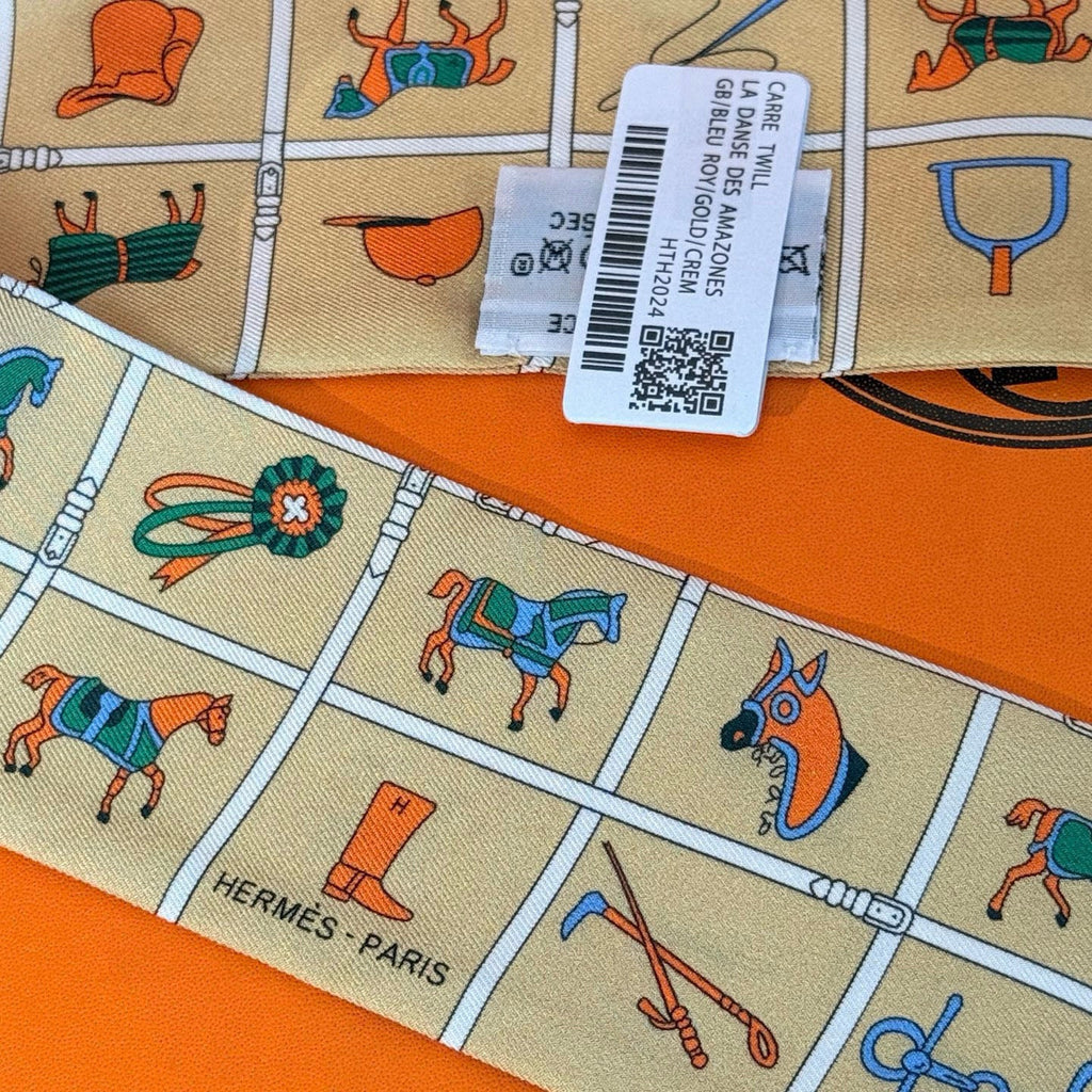 HERMES 25S SCARF 86 IN SILK 853137