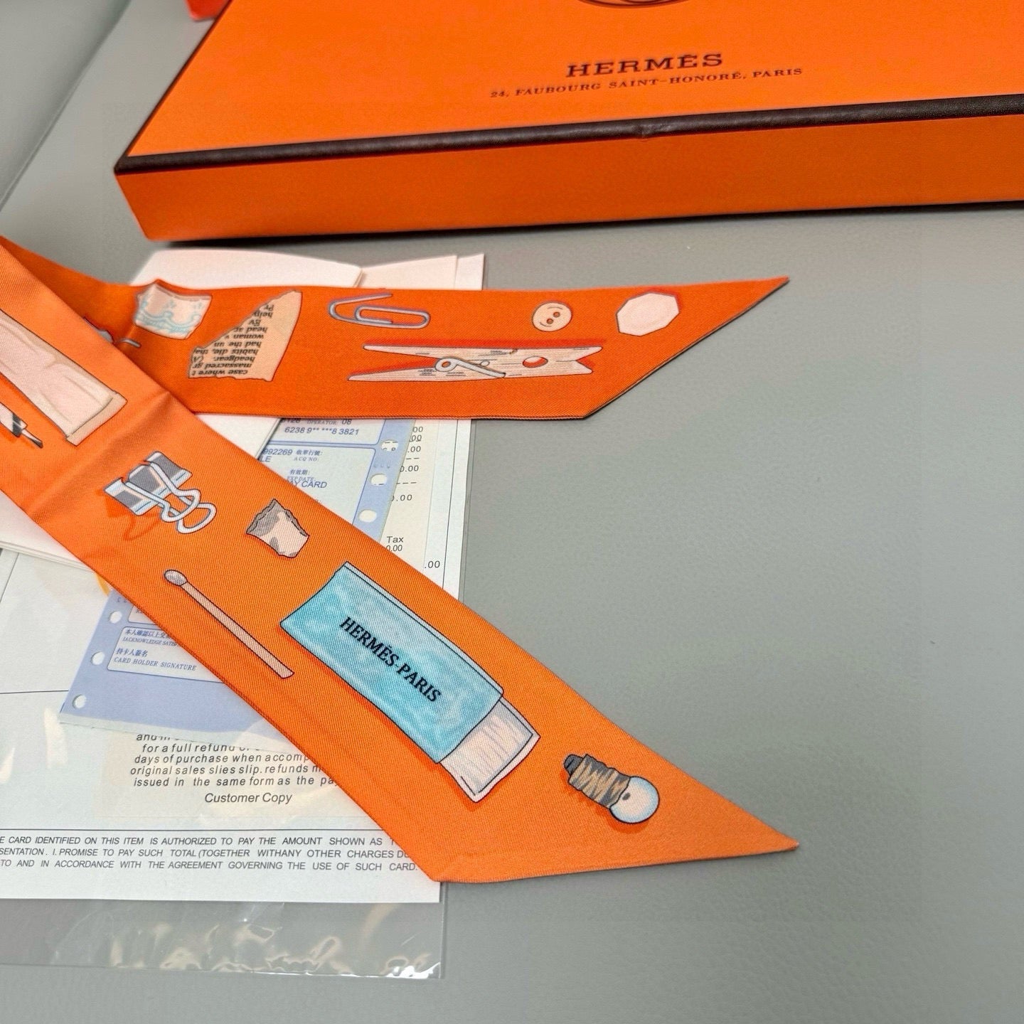 HERMES 25S SCARF TWILLY 86 IN SILK 987336