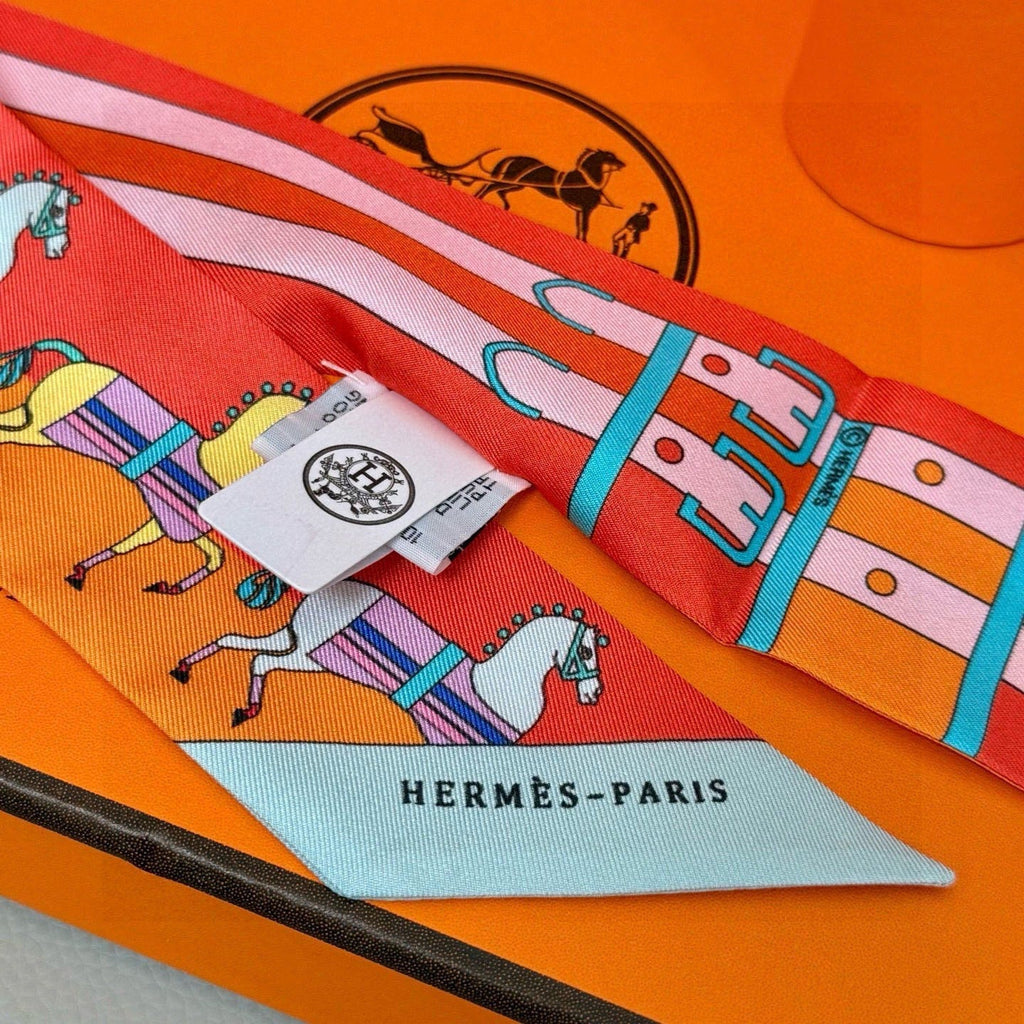 HERMES 25S TWILLY 86 IN SILK 989355