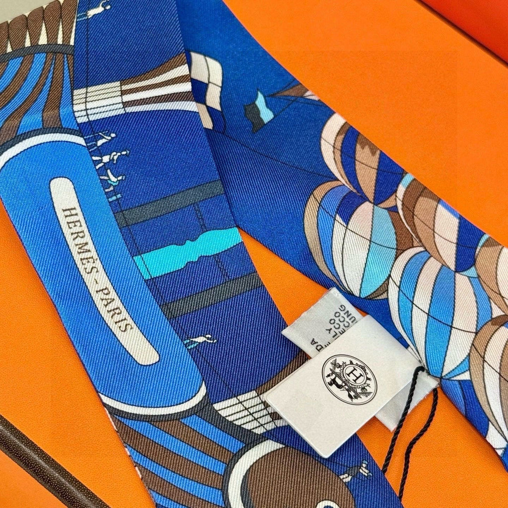 HERMES 25S NECKERCHIEF 86 IN SILK 991544