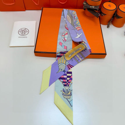 HERMES 25S NECKERCHIEF 86 IN SILK 991549