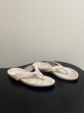 LP 26S THONG SANDALS IN BEIGE SUEDE