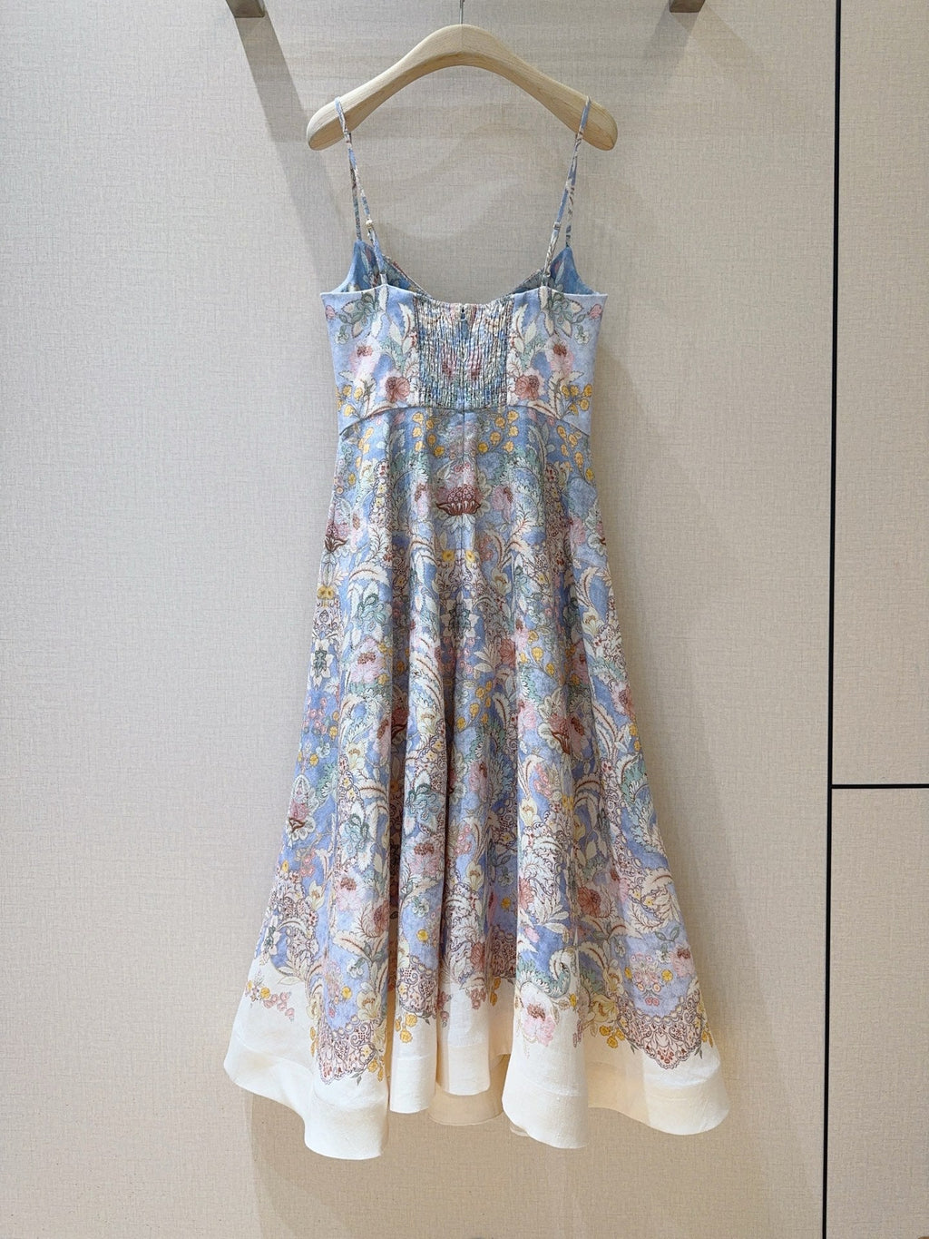 ZIMMERMANN 26S PATTERNED SPAGHETTI STRAP DRESS STYLE 73