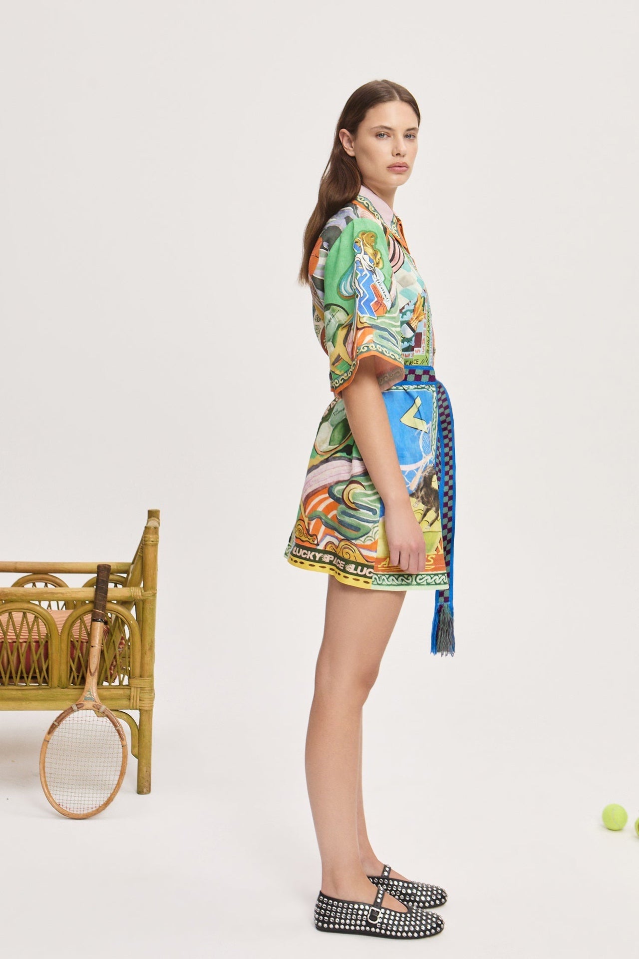 ALEMAIS SHORT DRESS MULTICOLOR 267453