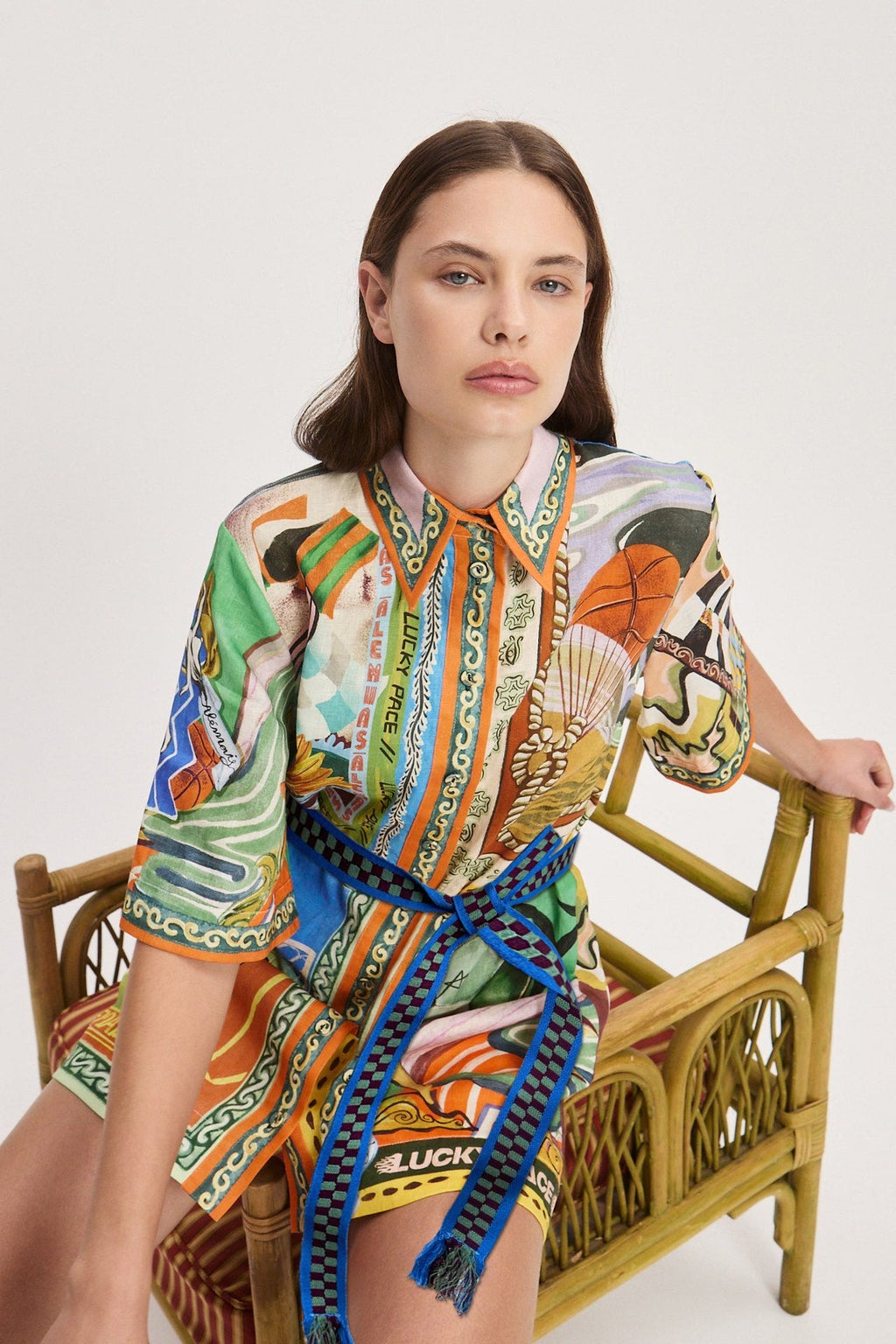 ALEMAIS SHORT DRESS MULTICOLOR 267453
