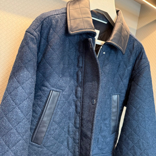 HERMES 25S QUILTED COTTON JACKET 376