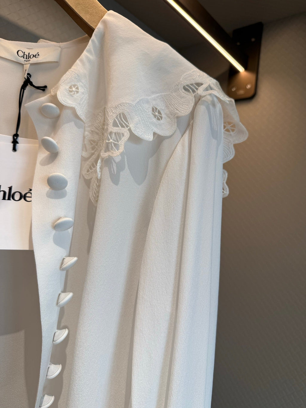 ELEGANT CHLOE WHITE BLOUSE