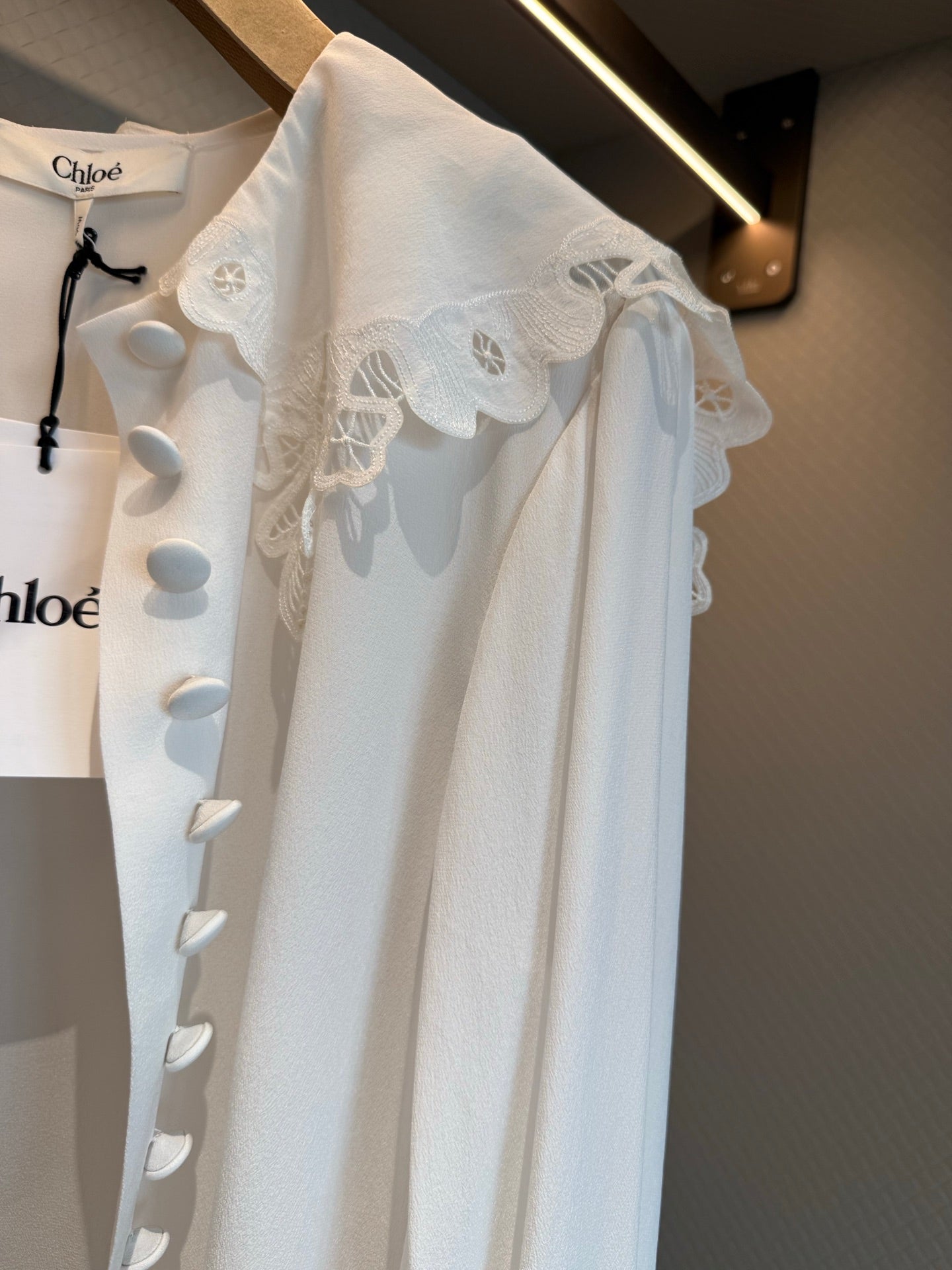 ELEGANT CHLOE WHITE BLOUSE