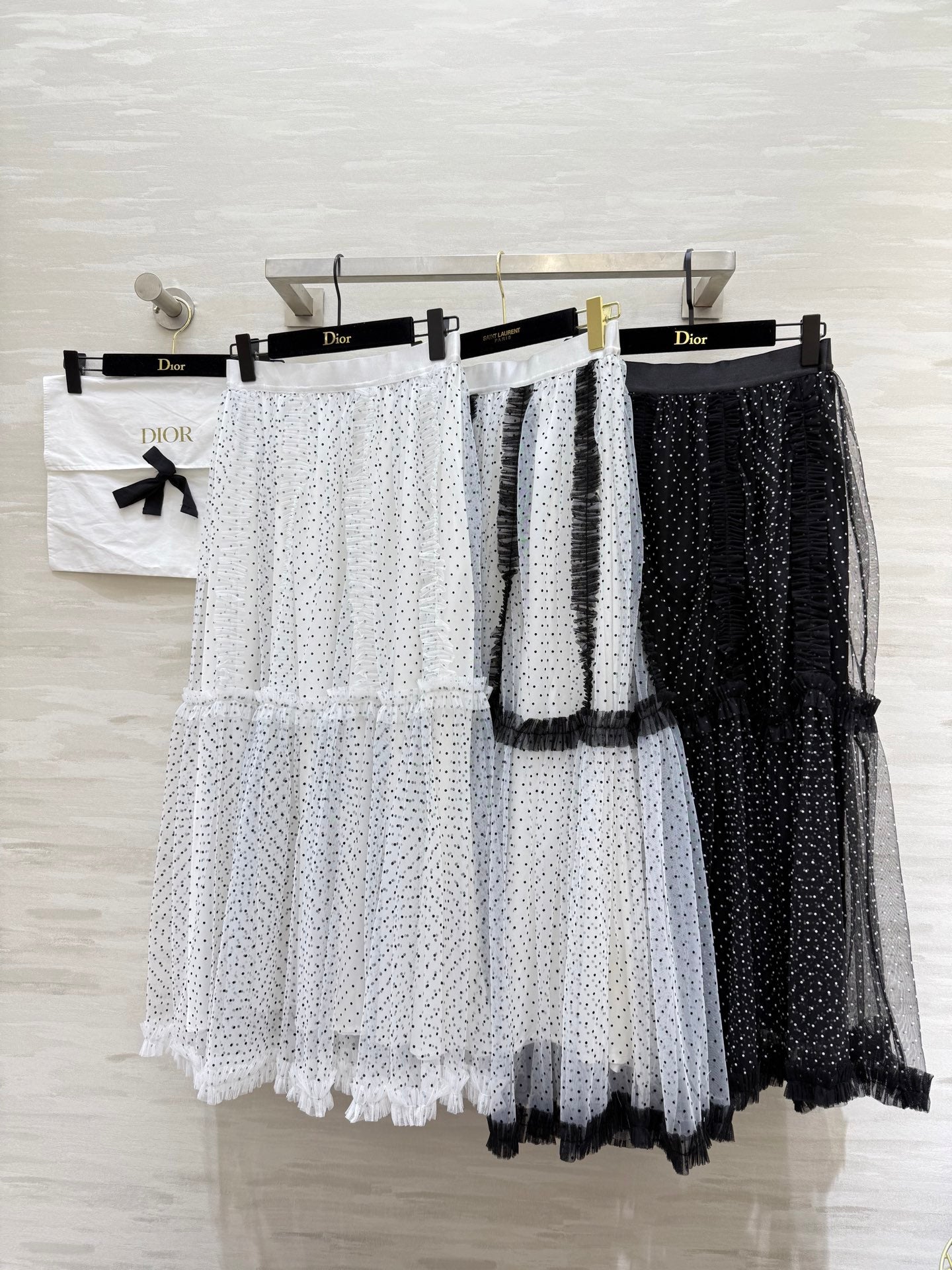DIOR 25S LONG TULLE SKIRT STYLE 028