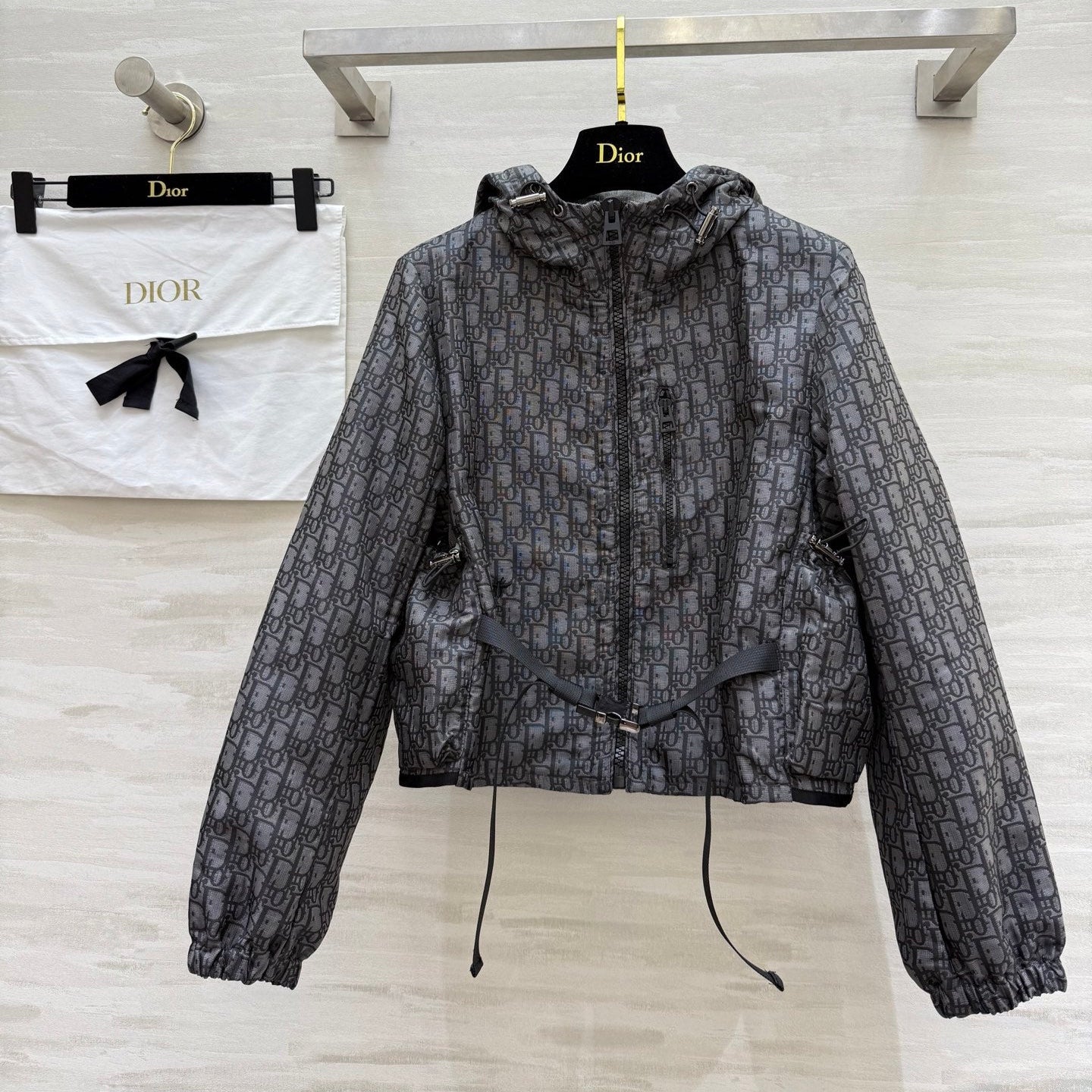DIOR 25S CROPPED HOODED JACKET STYLE 051