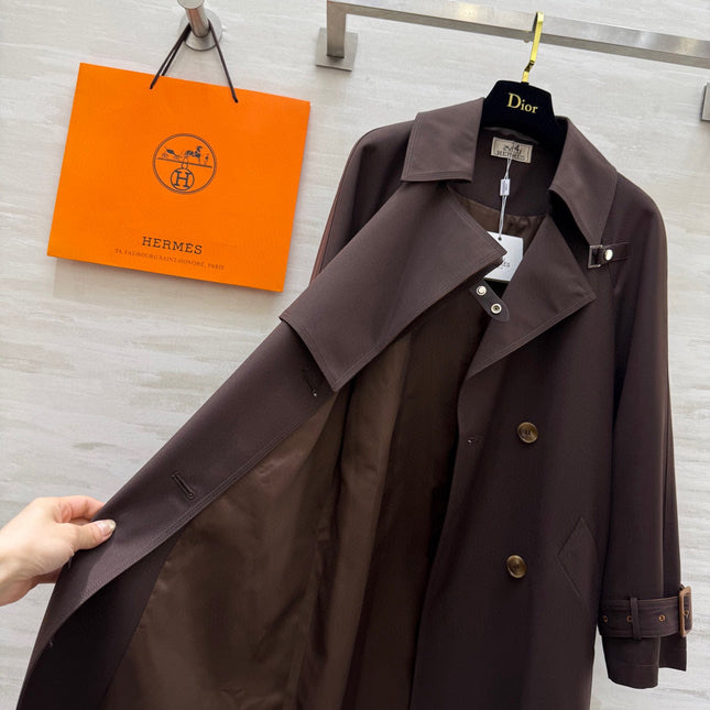 HERMES 25S LONG WINDBREAKER 527670