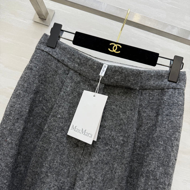 MAX MARA 25S WIDE-LEG KNIT PANTS 665256