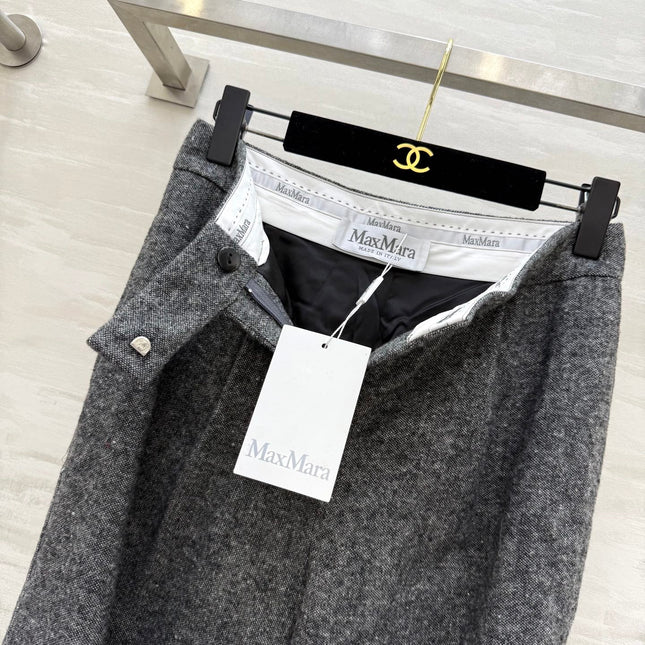 MAX MARA 25S WIDE-LEG KNIT PANTS 665256