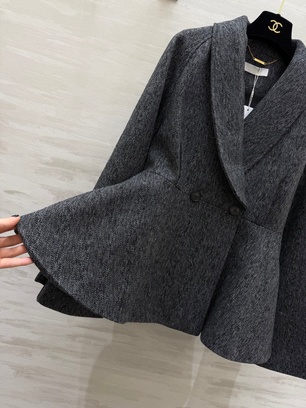 CHLOE DOUBLE BREASTED WOOL JACKET