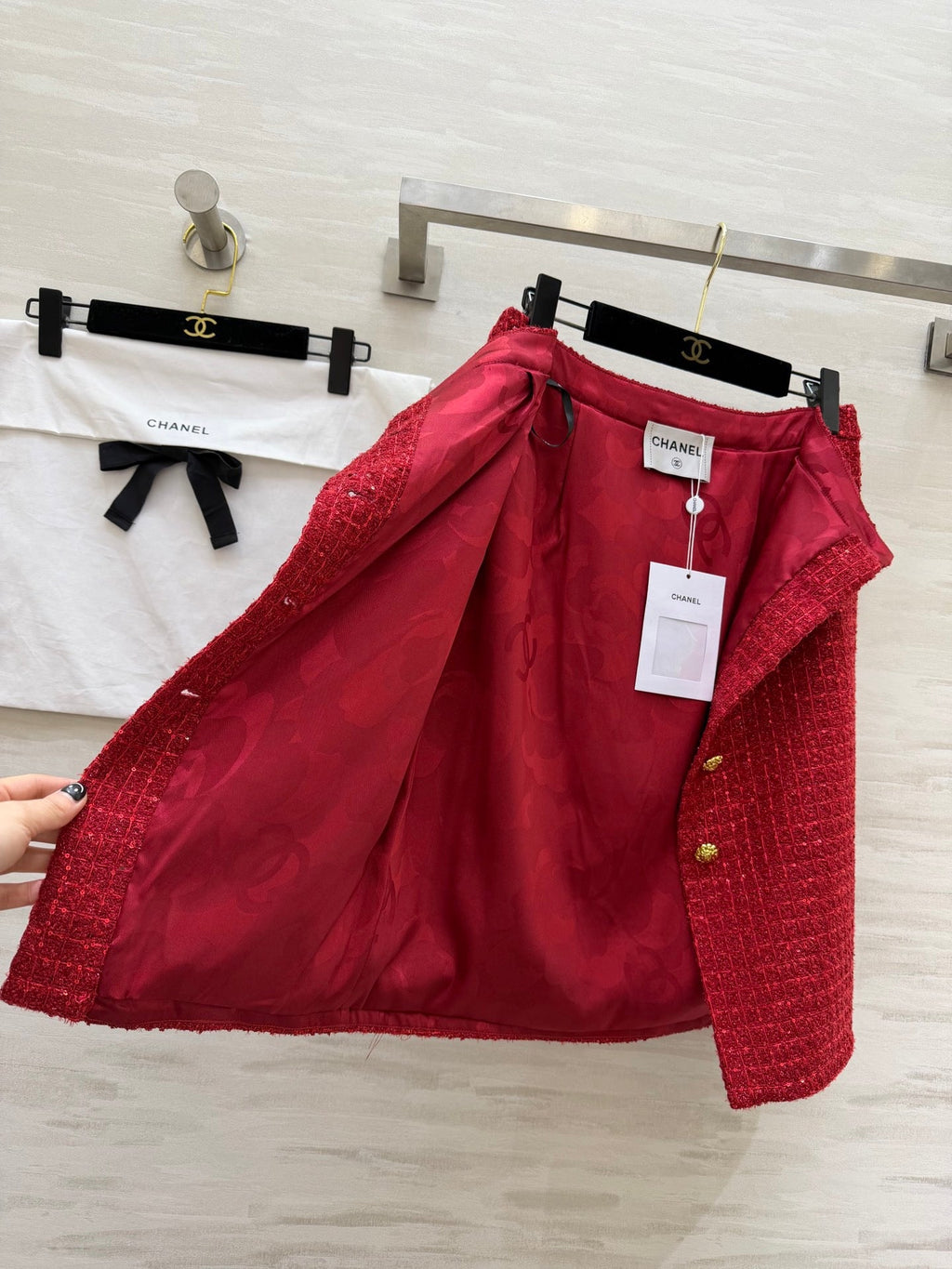 CHANEL 26S WOOL SKIRT 926