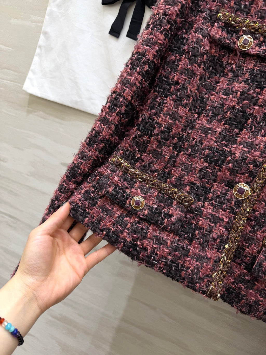 CHANEL 26S WOOL JACKET AND SKIRT SET 925