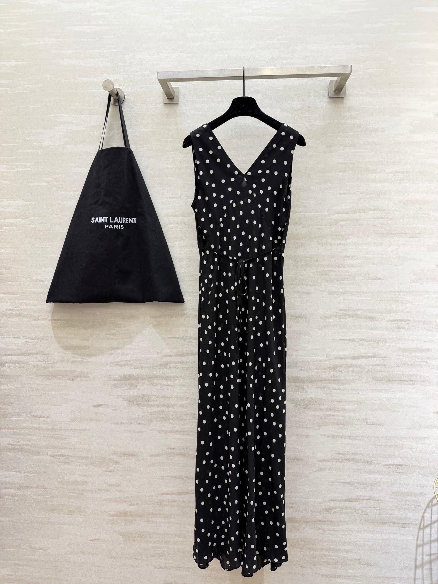 YSL 26S V-NECK MAXI DRESS 275