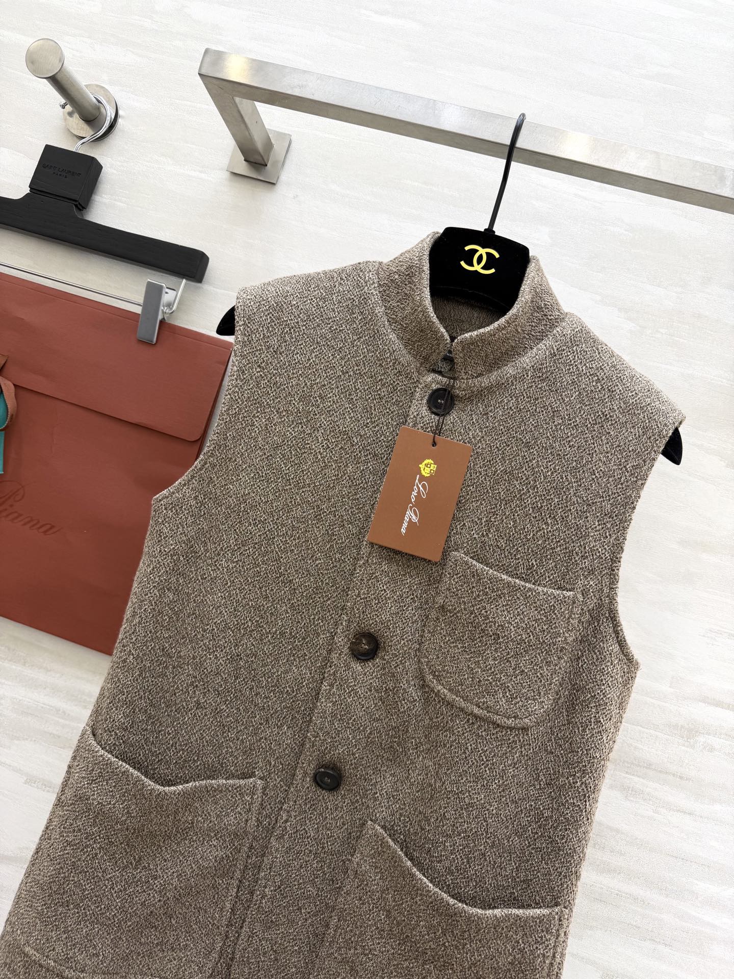 LORO PIANA 26S KNIT VEST JACKET 660