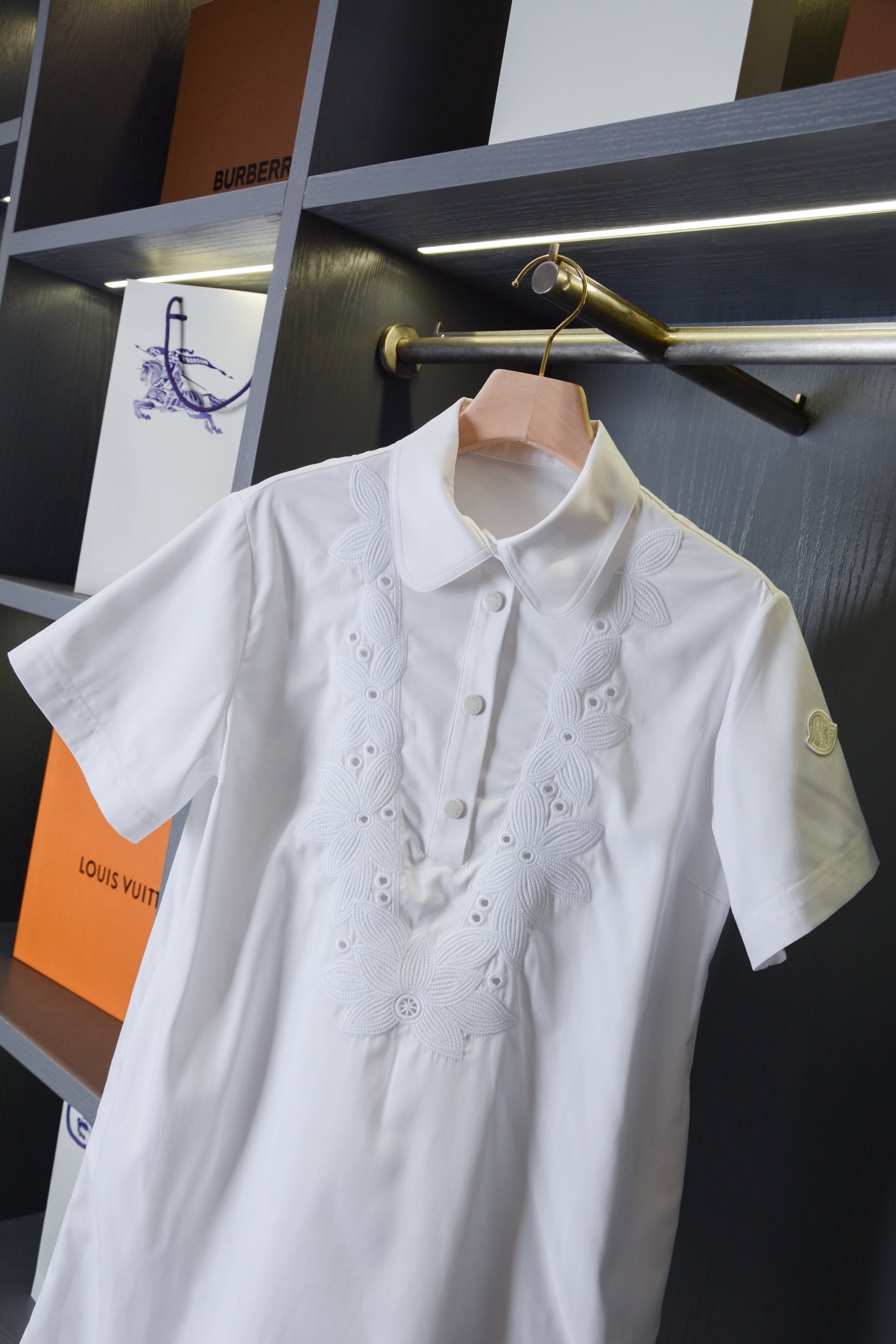 MONCLER 26S SHIRT DRESS 604