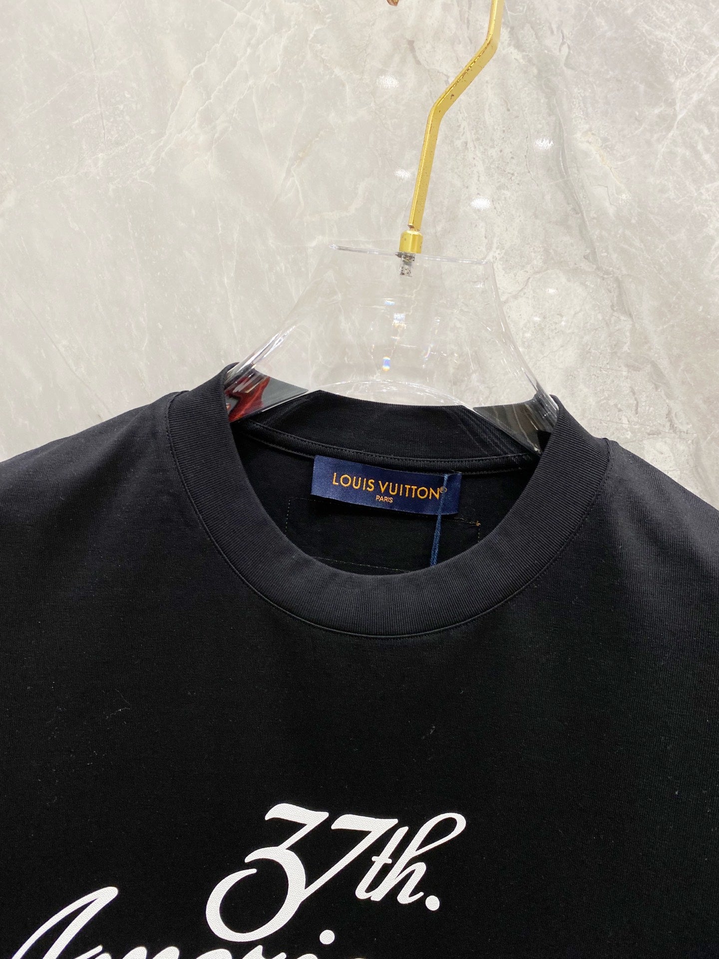 LV BLACK MONOGRAM COTTON T-SHIRT 239486