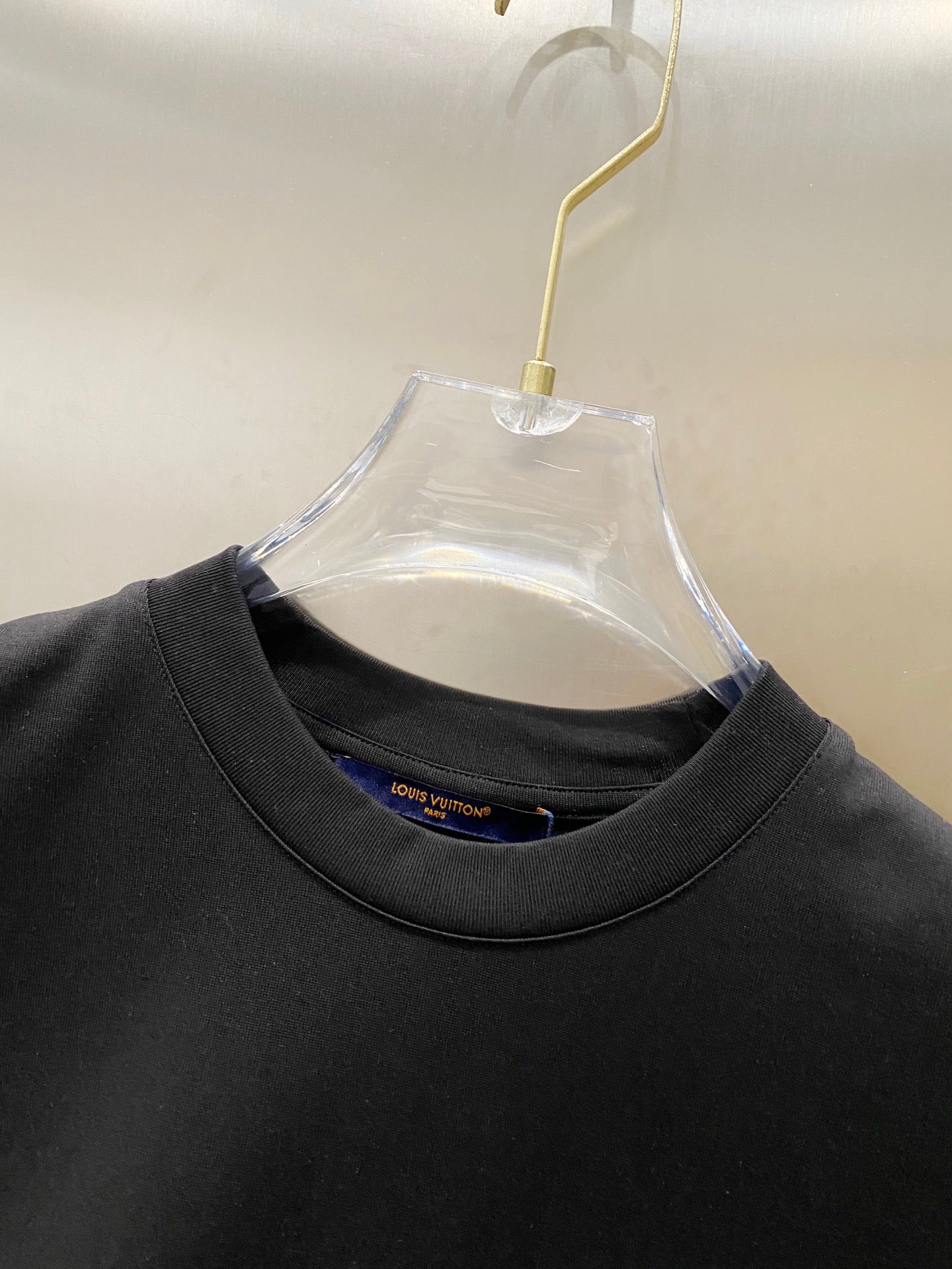 LV BLACK COTTON T-SHIRT 238839