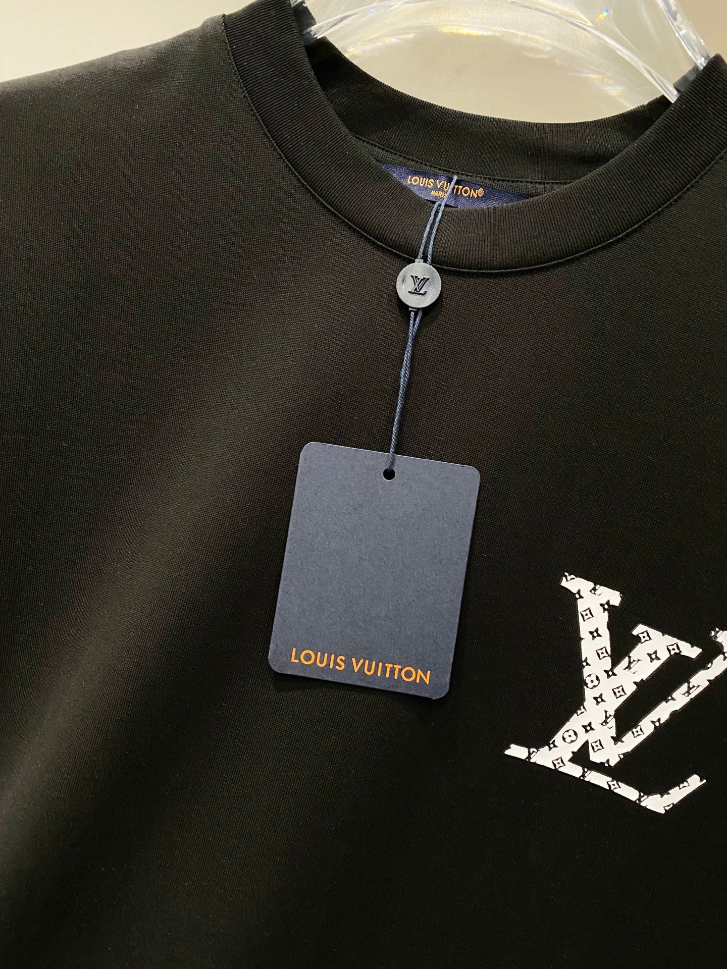 LV BLACK COTTON T-SHIRT 238839