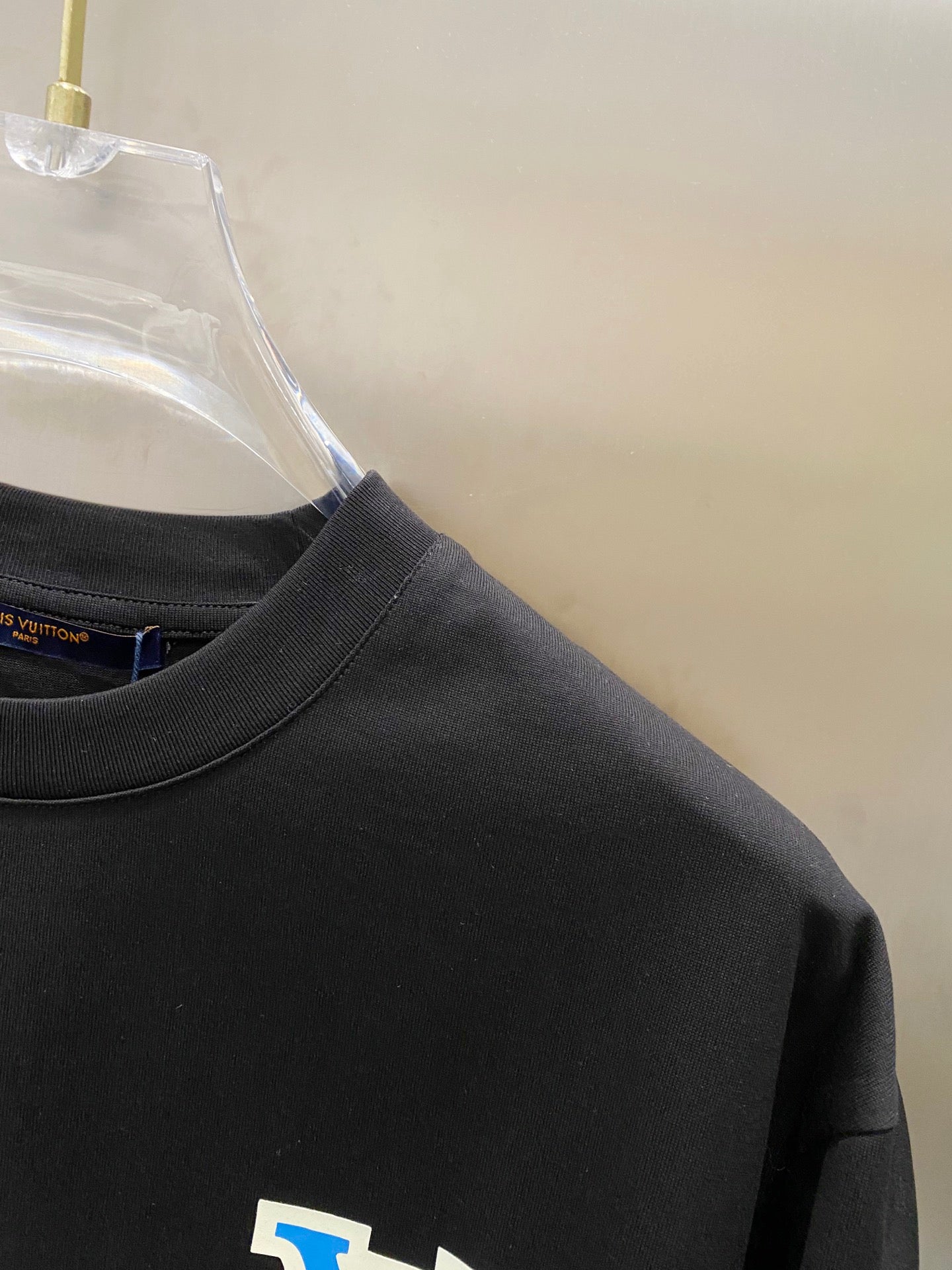 LV BLACK COTTON T-SHIRT 238845