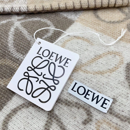 LOEWE 25S SCARF 170 IN CASHMERE WOOL 740405