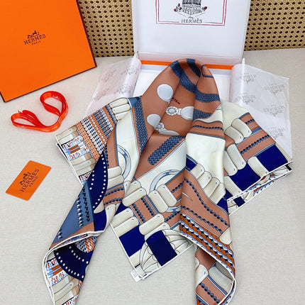 HERMES SCARF 90 IN SILK 147353