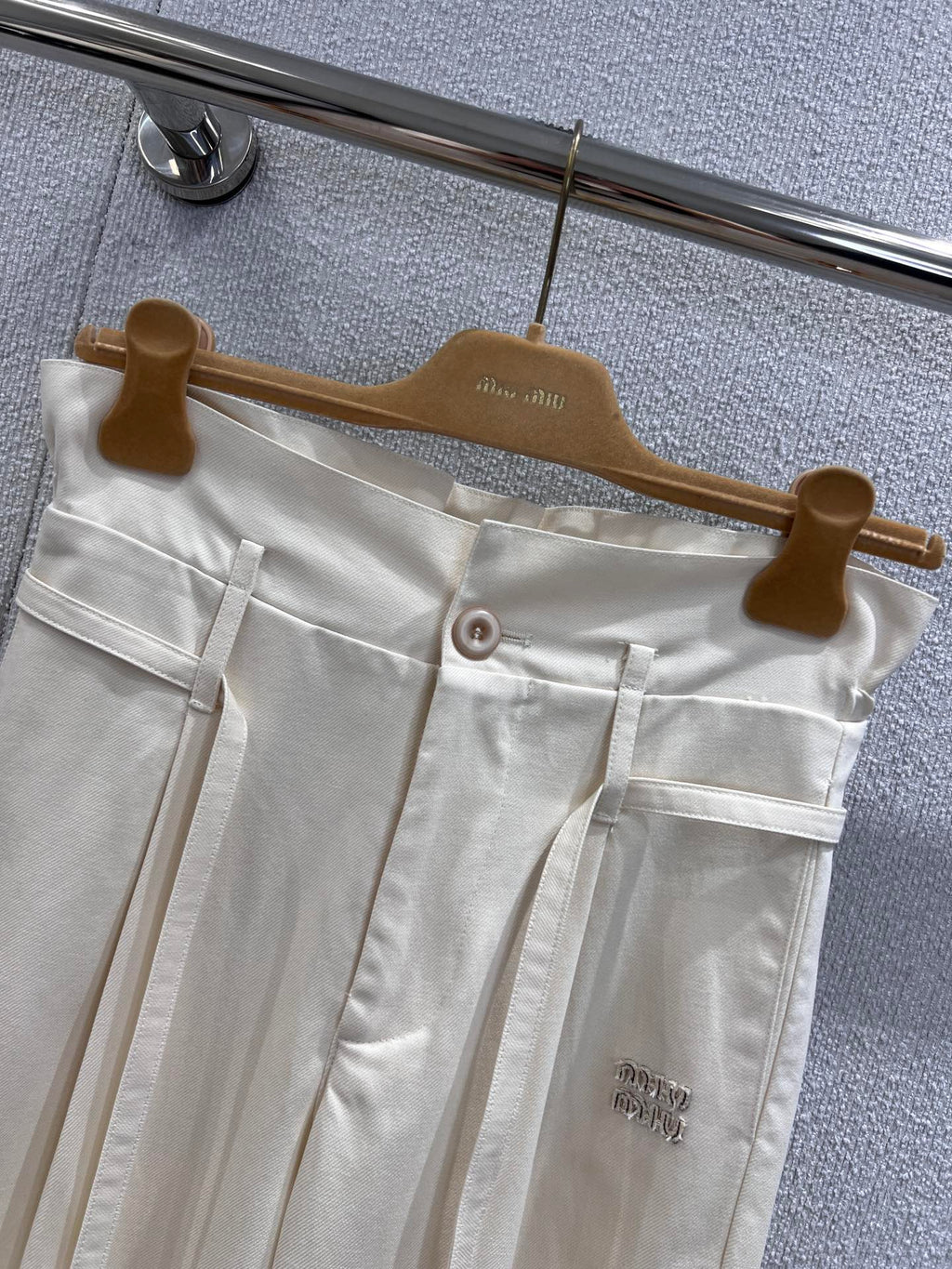 MIUMIU DRAWSTRING TROUSERS STYLE 6