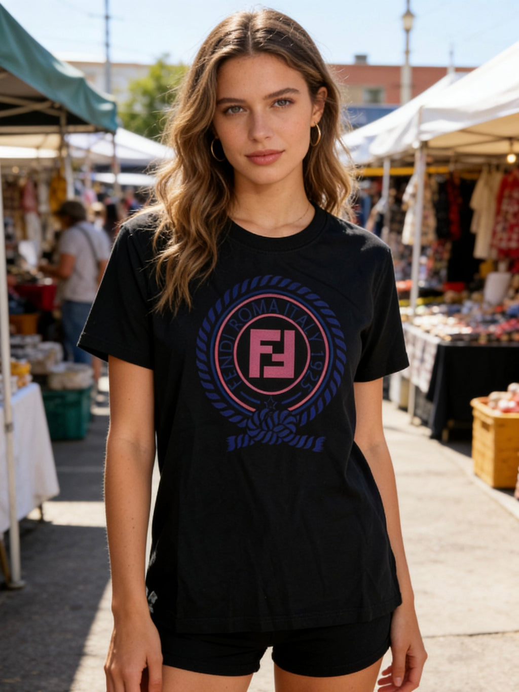FENDI 26S SHORT SLEEVE T-SHIRT 064