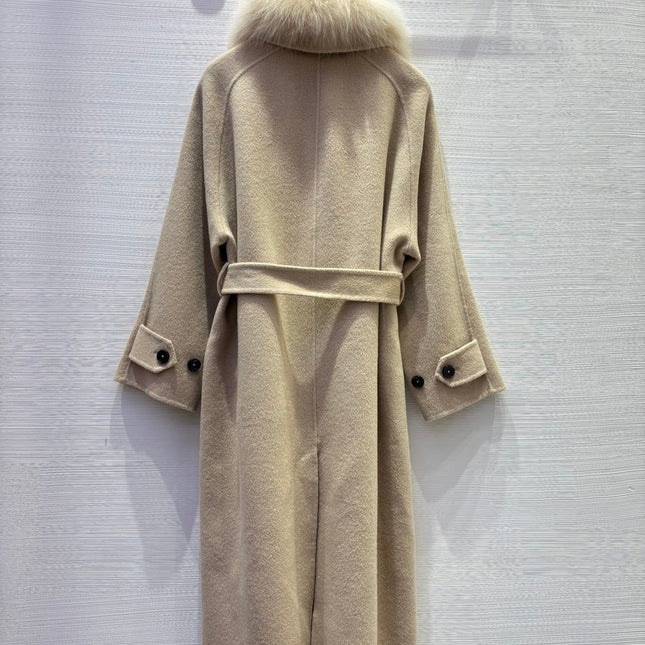 MAX MARA 25S DOUBLE-FACED CASHMERE COAT 055