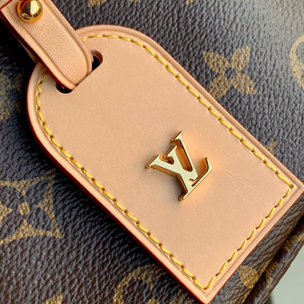 HIGH RISE FANNY PACK 38 IN BROWN MONOGRAM CANVAS