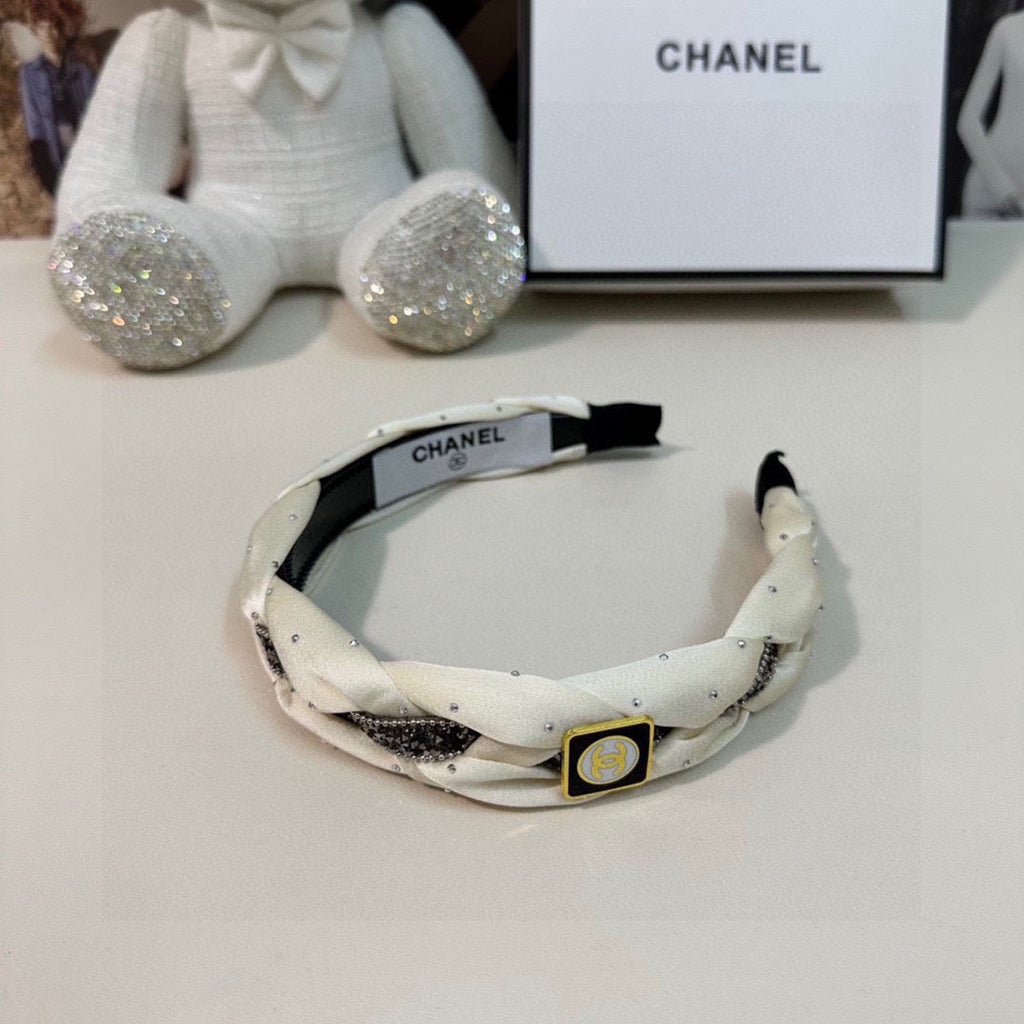 HAIRBAND CC LOGO WHITE FOR WOMEN 151339