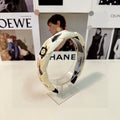 WHITE FABRIC HAIRBAND WITH CRYSTAL 412474