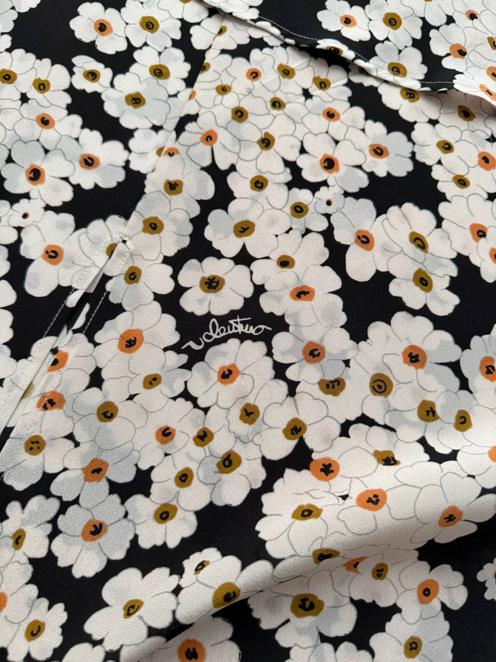 VALENTINO 26S PRINTED SILK DRESS 214