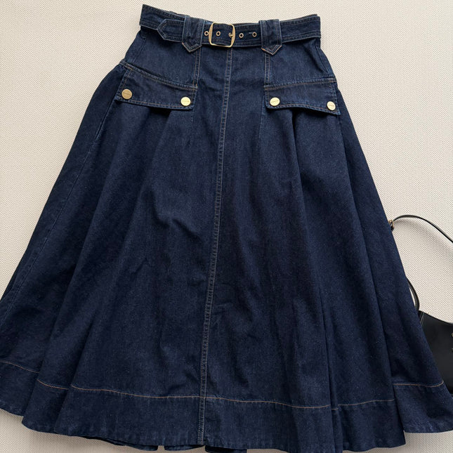 ZIMMERMANN 26S DENIM MIDI SKIRT STYLE 94