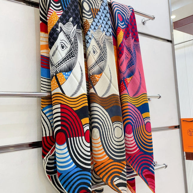 SCARF 140 CM COLORFUL 388171