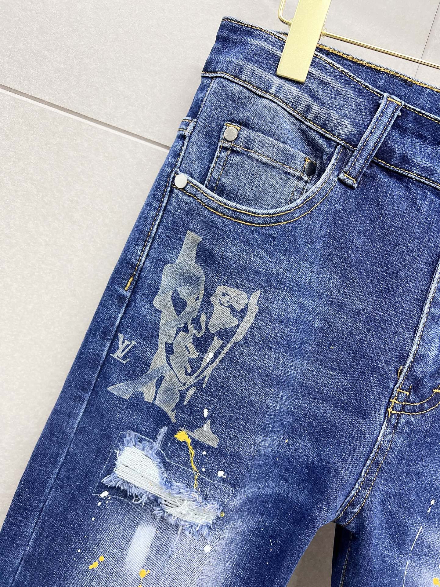 LV BLUE DENIM JEAN 239501