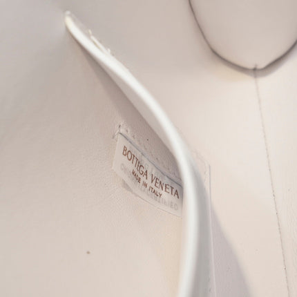 BV Long Clutch Andiamo 31 White Crocodile Calfskin Ghw