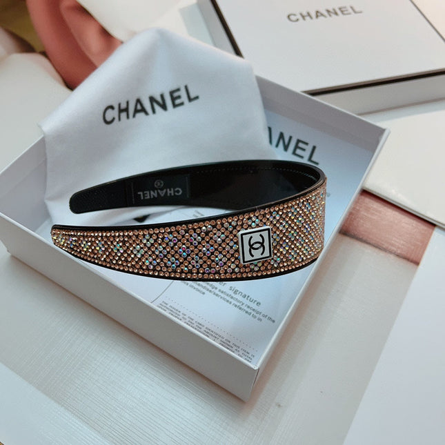 COLORFUL WITH CRYSTALS HAIRBAND RESIN FOR WOMEN 124678