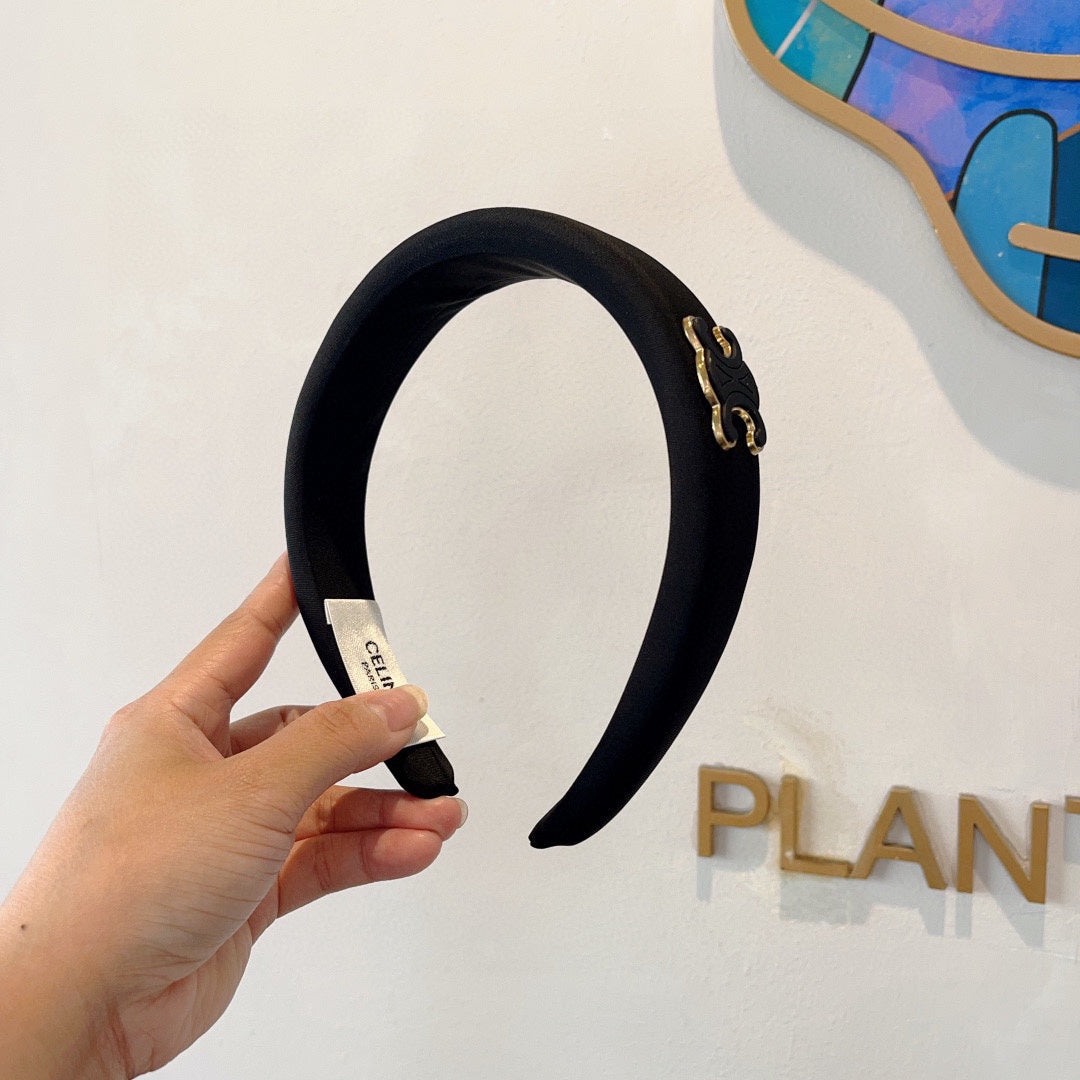 BLACK FABRIC HAIRBAND 427319