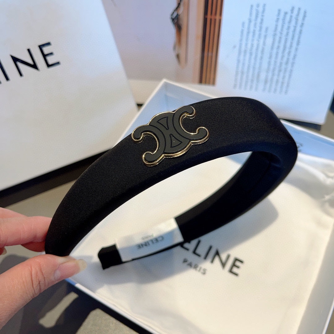 BLACK FABRIC HAIRBAND 427319