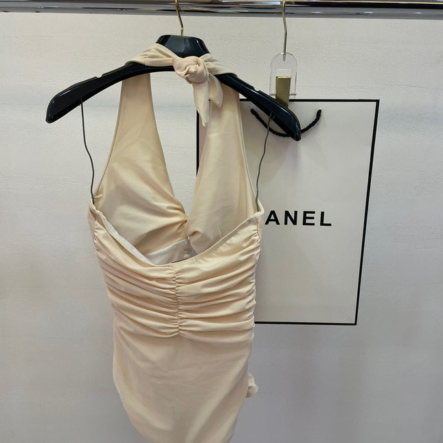 CC BIKINI SWIMSUIT SET IN IVORY 599124